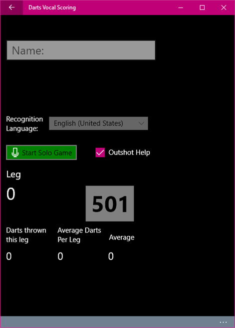 Darts Vocal Scoring Screenshots 1