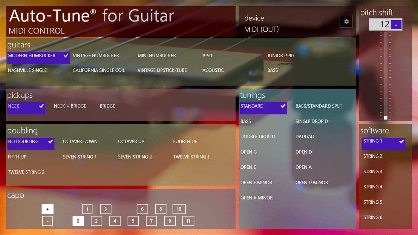 #1. Auto-Tune for Guitar Controller (Windows) By: Erik Putrycz
