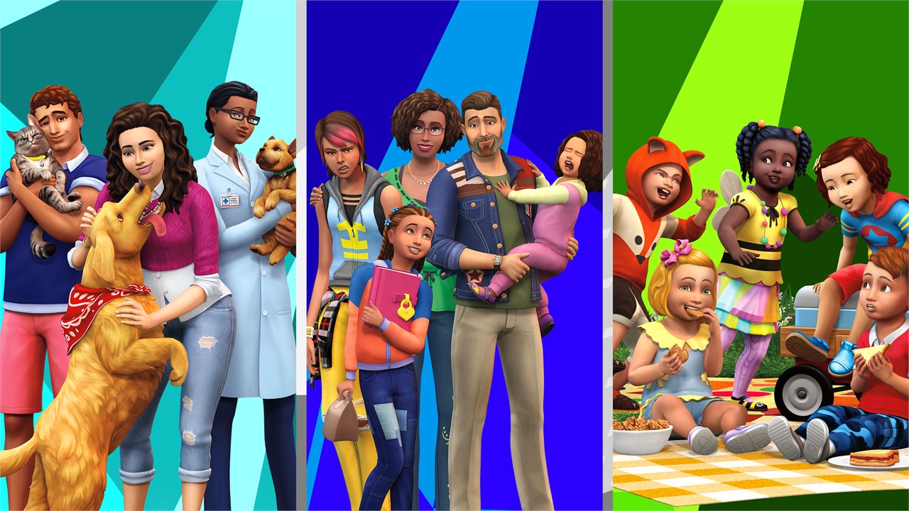 The Sims 4 Cats&Dogs, City Living, Toddler, Bust the Dust Collection  (Origin)
