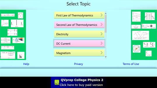 QVprep Lite College Physics Volume 2 screenshot 1