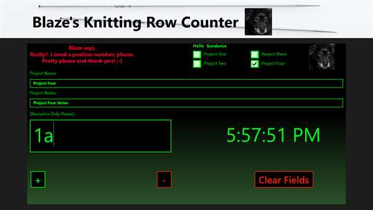 Blaze's Knitting Row Counter screenshot 7