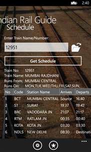 Indian Rail Guide screenshot 3