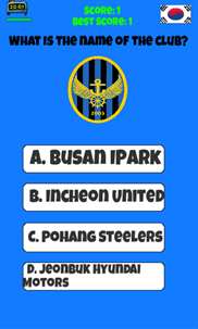 Korea Football Logo Quiz screenshot 4