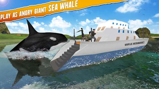 Whale Hunt Simulator - Killer Shark Vs Angry Whale screenshot 2