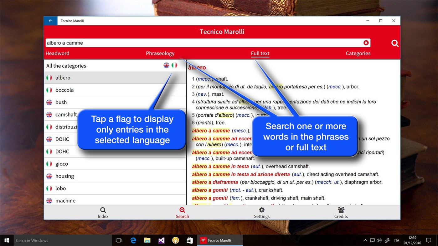 #4. English Technical Dictionary - Hoepli (Windows) 게시자: Edigeo srl