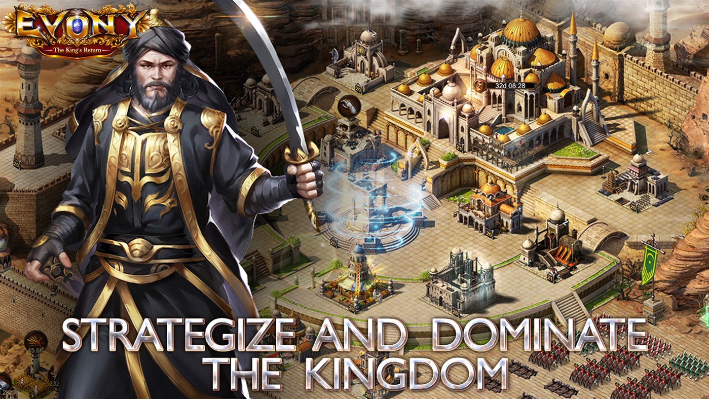 #4. Evony: The King's Return (Windows) โดย: MIRACLE GAMES INC.