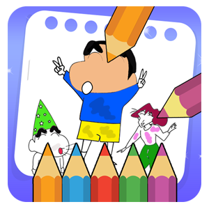 shinchan and Cartoon Coloring Book