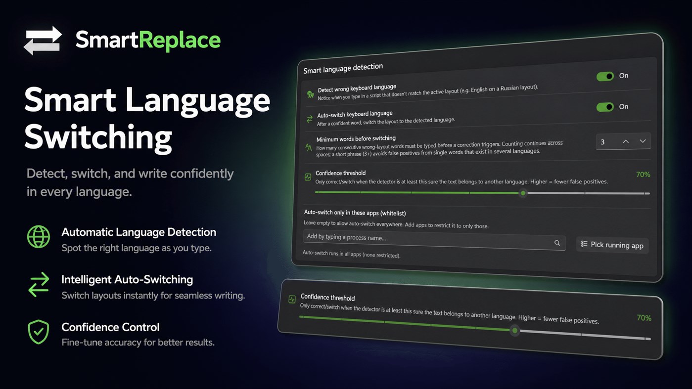 #6. SmartReplace (Windows) di: Aʀtʋʀ Cʀɘțʋ