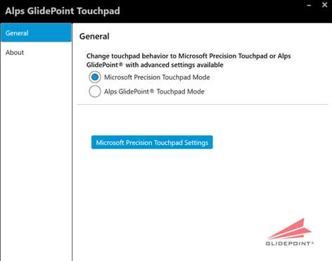 Alps Touchpad Settings Manager - Commercial Screenshots 1