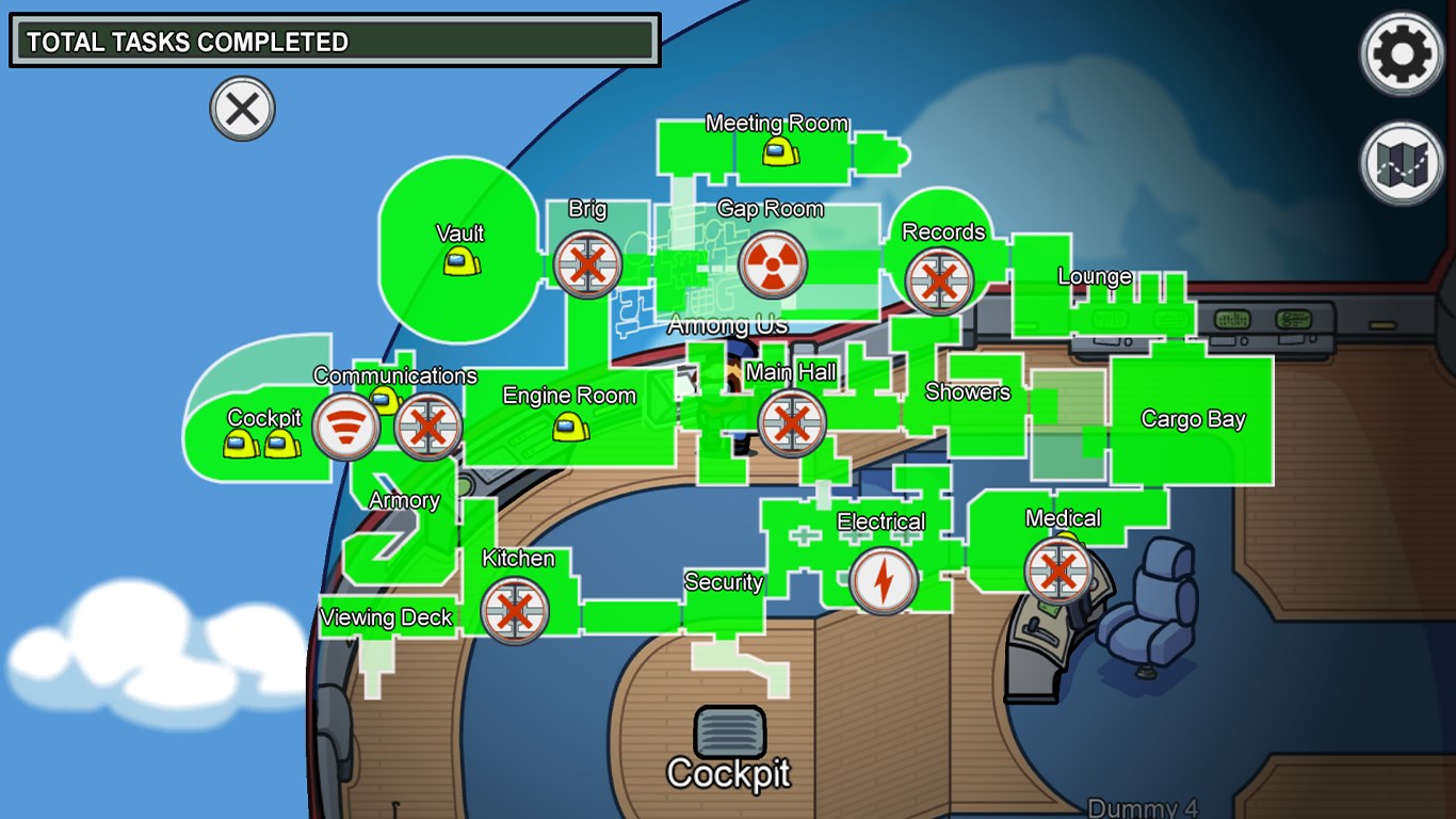 Among Us - Airship Skin Set screenshot