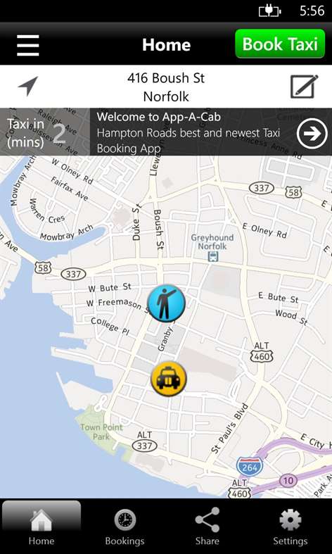 App-a-Cab Screenshots 1