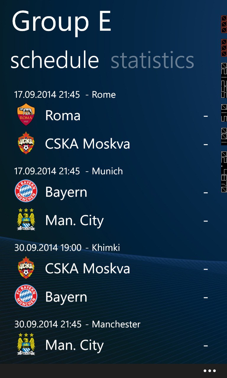 Imágen 7 Football: Champions League Tracker windows