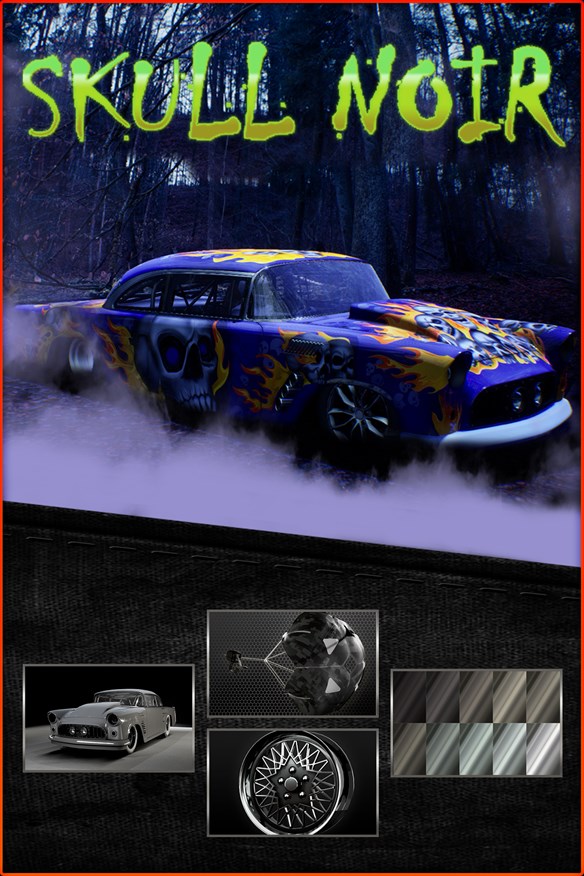 Street Outlaws 2: Winner Takes All - Skull Noir Bundle Xbox Series X|S and Xbox One cover art