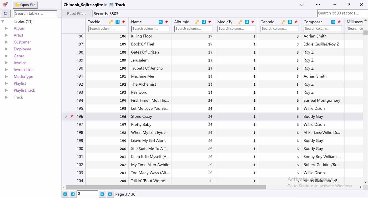 #1. SQLite Viewer Web (Windows) Ved: Florian Klampfer