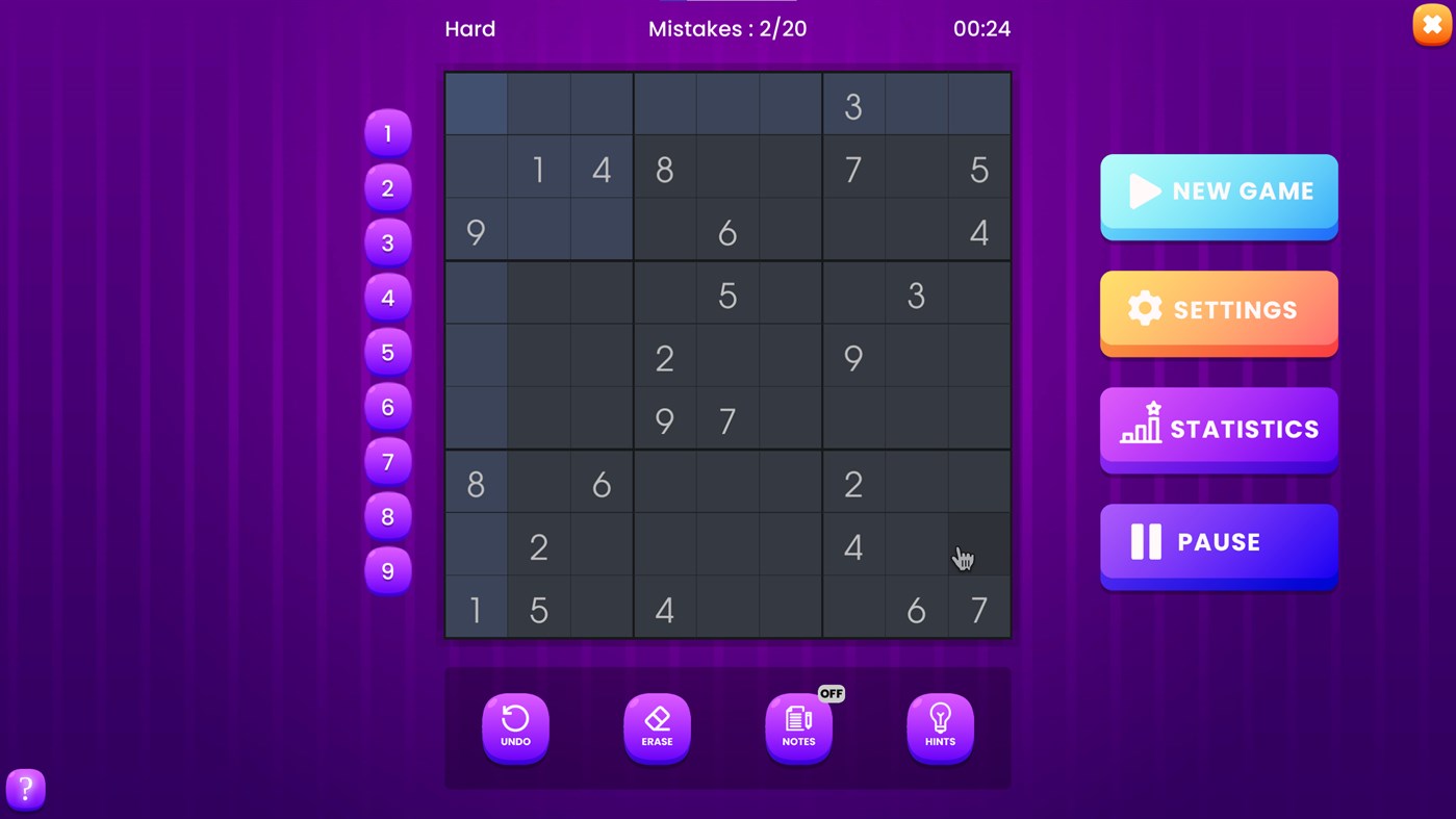 #8. Classic Sudoku PRO - PC & XBOX (Xbox) Podle: PandaSoftwares