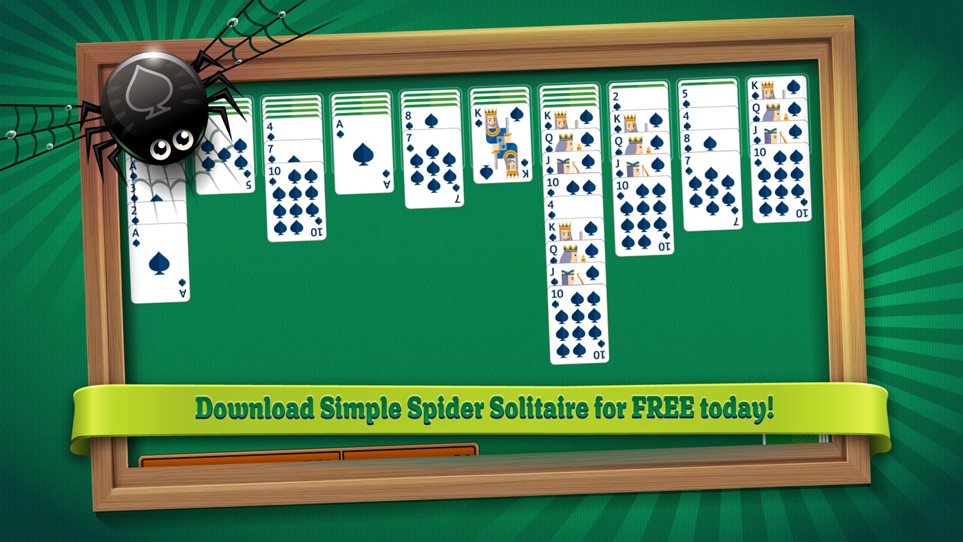 #6. Simple Spider Solitaire (Windows) 게시자: Random Salad Games LLC