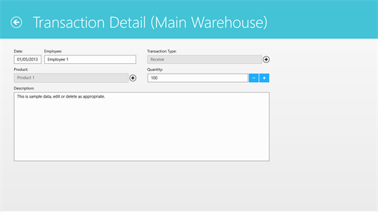 Simple Inventory Control screenshot 2