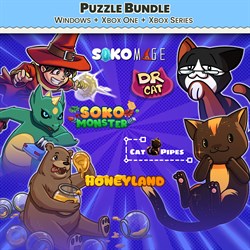 Puzzle Bundle Xbox and Windows - HoneyLand, Sokomage, Sokomonster and Doctor Cat!