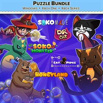 Puzzle Bundle Xbox and Windows - HoneyLand, Sokomage, Sokomonster and Doctor Cat!