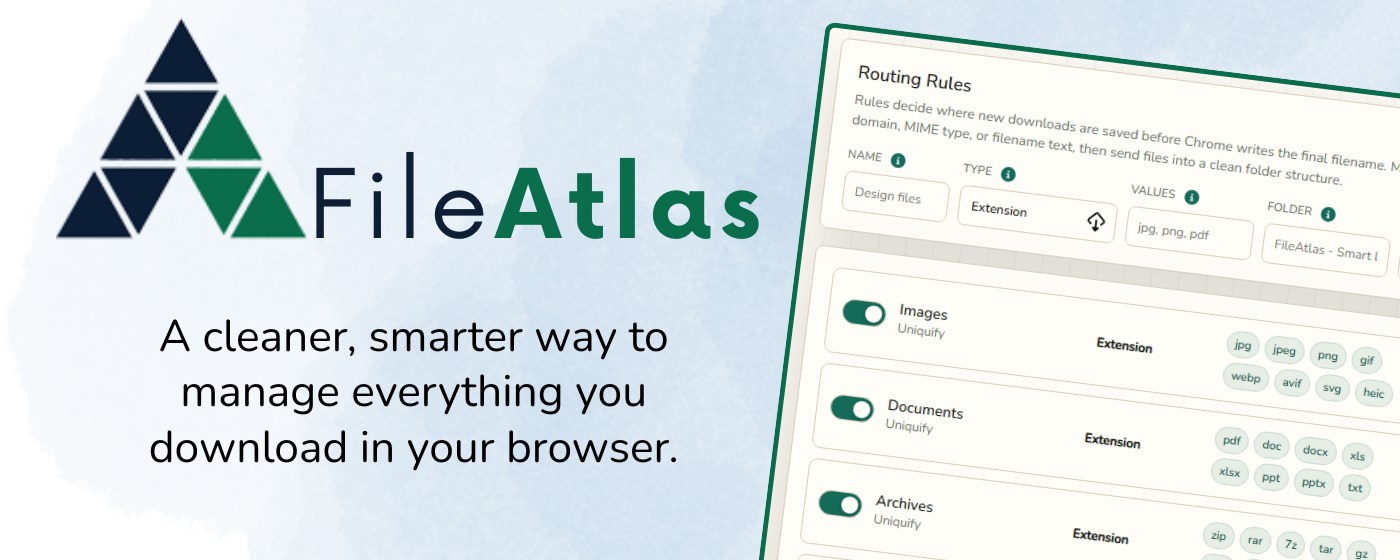 FileAtlas - Smart Download Manager