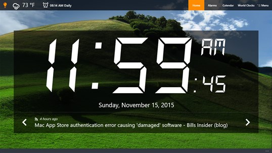 Alarm Clock HD screenshot 1