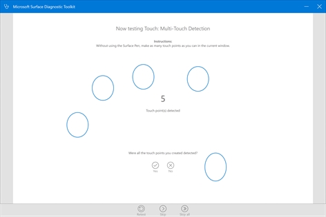 Surface Diagnostic Toolkit Screenshot