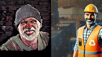 Recycling Center Simulator & Bum Simulator