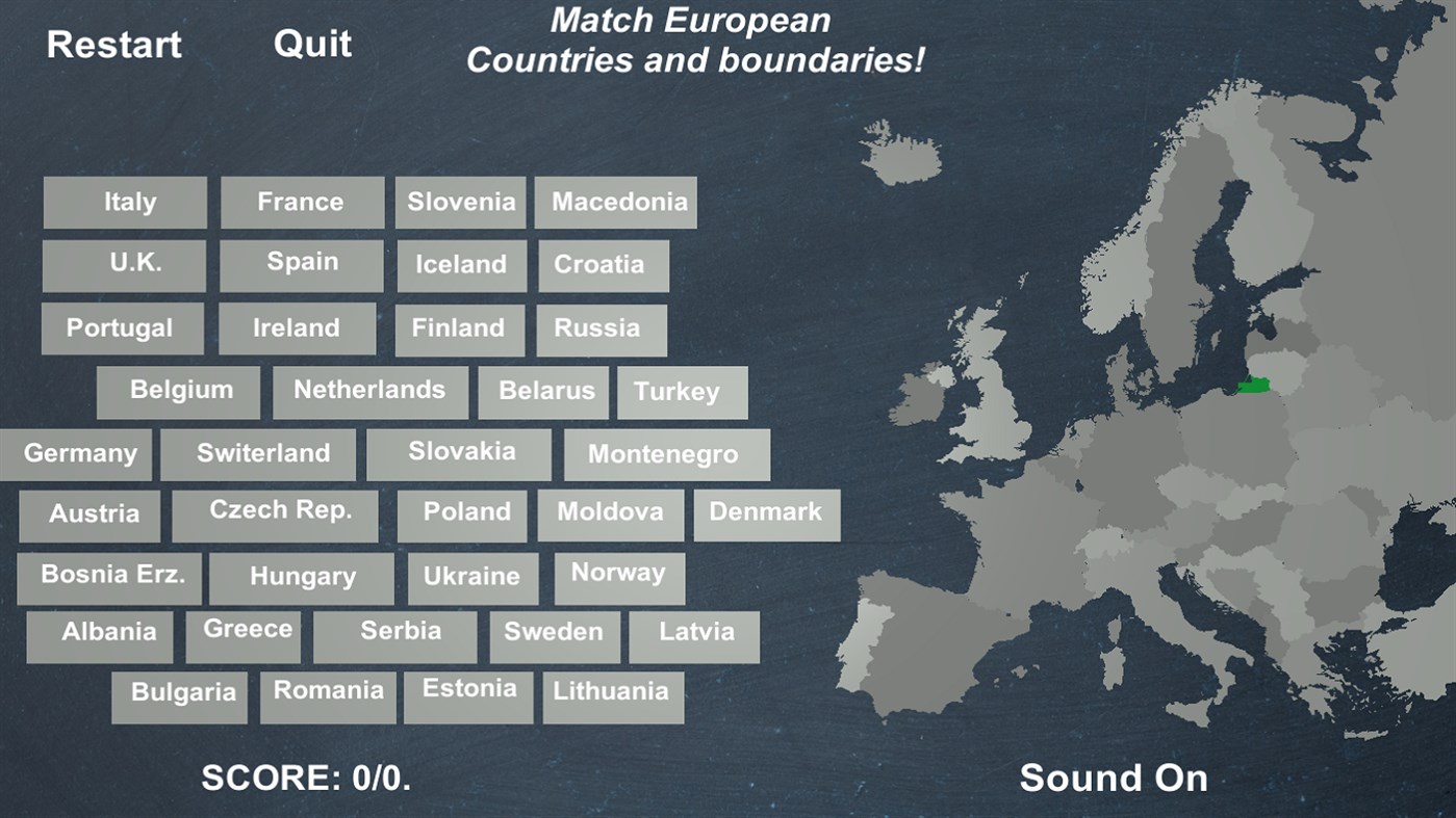 #1. CountryMatchEu (Windows) By: SleepingCatsSolutions