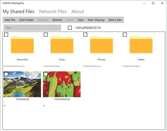 LAN File Sharing Pro screenshot 1