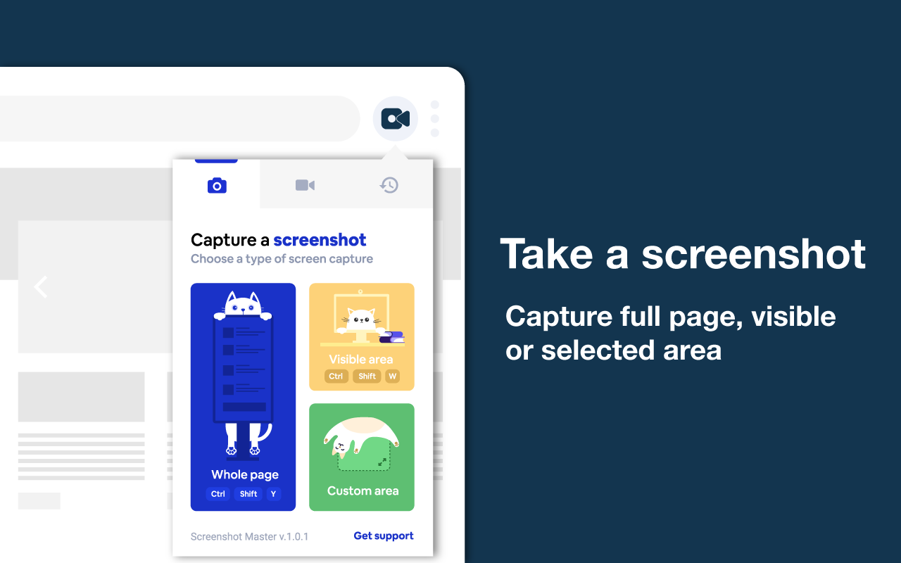 Screenshot and screen video recording - Screeny