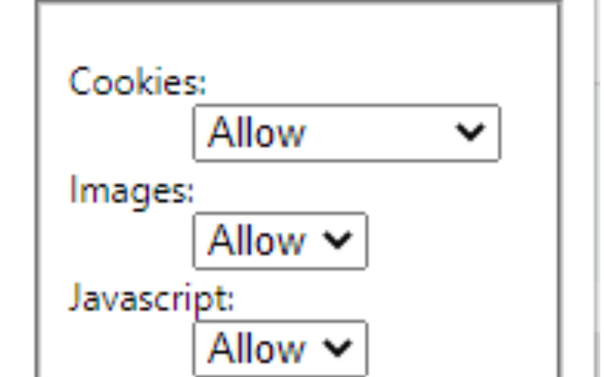 JD Content settings
