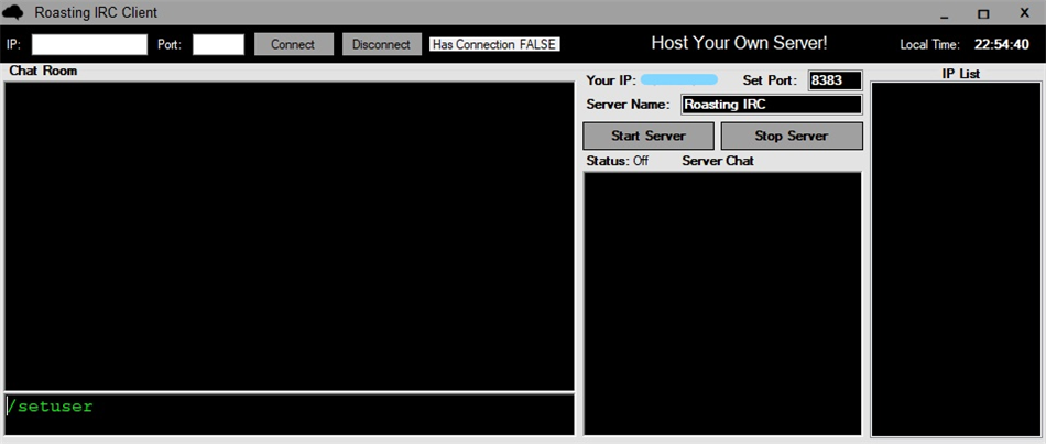 IRCChat (Windows) Ved: Roast247