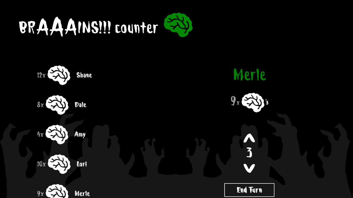 #1. BRAAAINS!!! counter (Windows) 由: Ironic Name