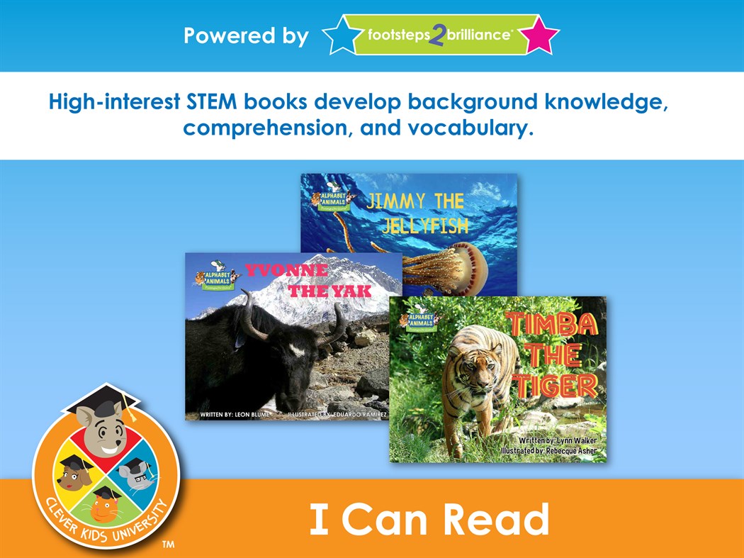 #6. Clever Kids University - I Can Read (Windows) 来自: Footsteps2Brilliance, Inc.