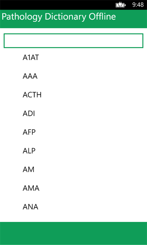 Pathology Dictionary Offline Screenshots 1