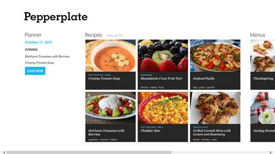 Recipe, Menu & Cooking Planner screenshot 1