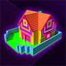 Glow House Voxel - Light Brite Neon Color