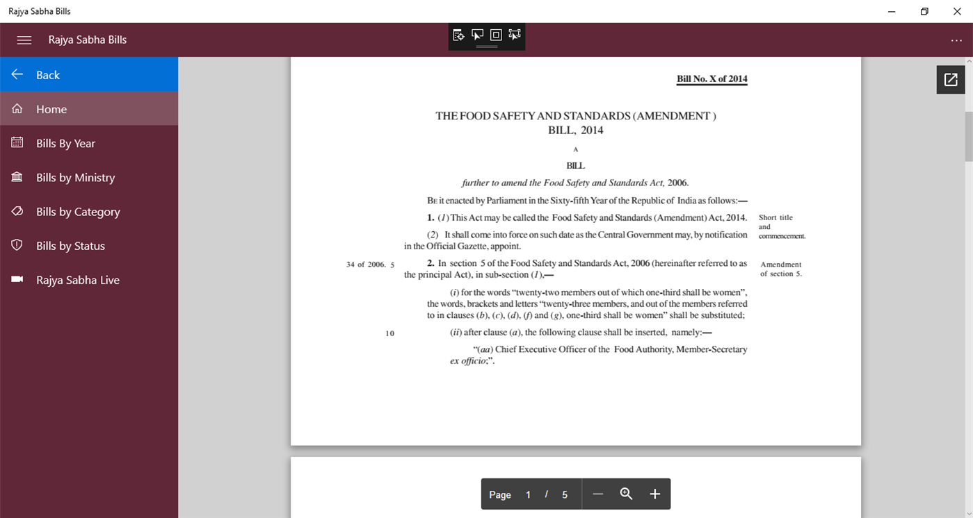 #5. Rajya Sabha Bills (Windows) 来自: VishnuSharma