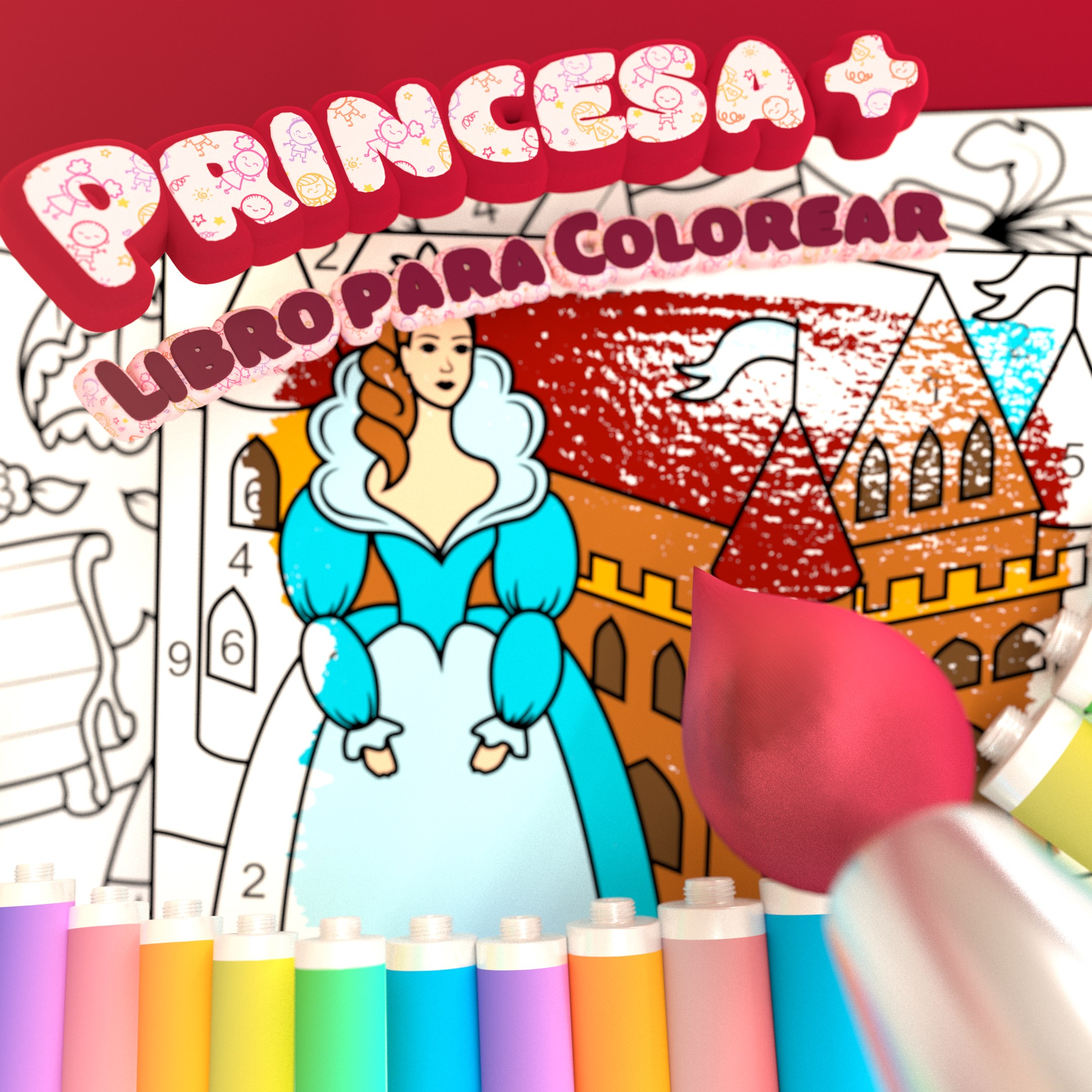 Pretty Princess Coloring Book +