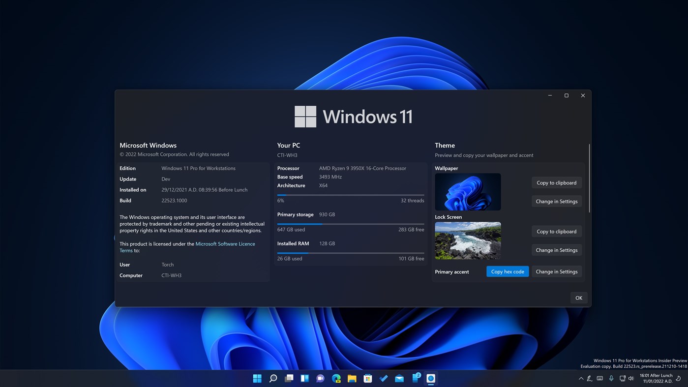 #4. Modern Winver (Windows) By: TorchGM
