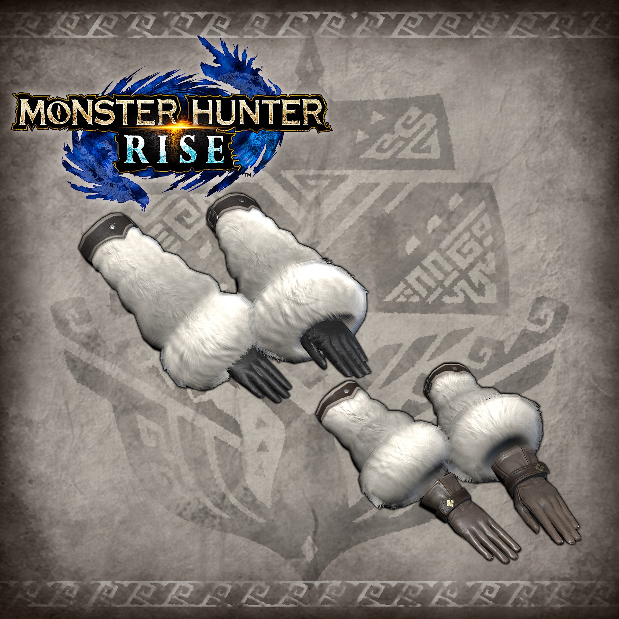 Fluffy Fur Gloves Hunter Layered Armor Piece