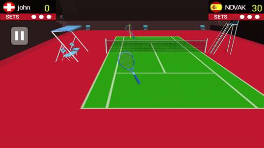 Perfect Tennis 3D screenshot 1