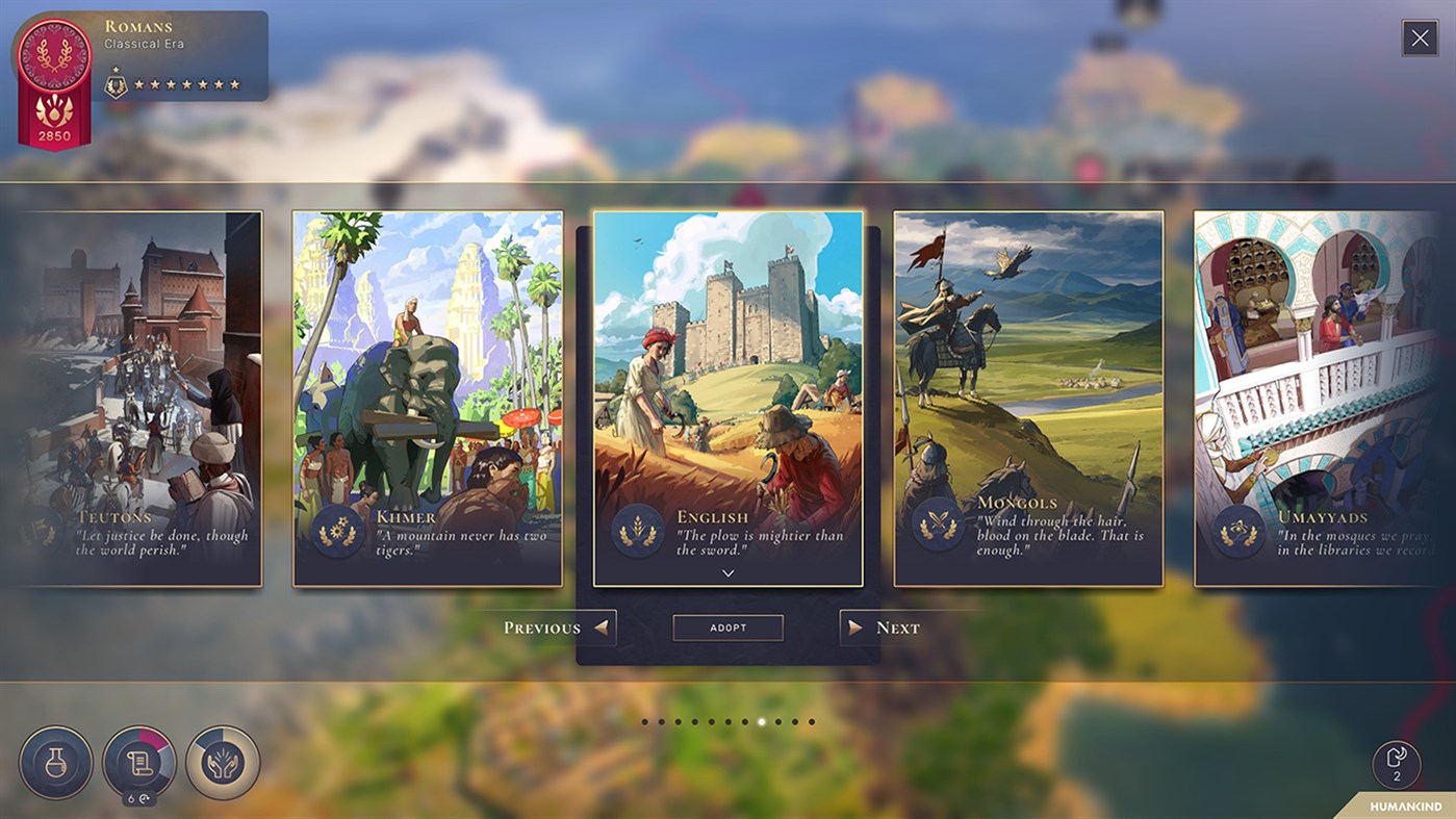 #10. HUMANKIND™ (Windows) โดย: SEGA Europe Ltd