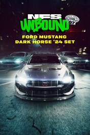 Need for Speed™ Unbound: Conjunto de Ford Mustang Dark Horse (2024)