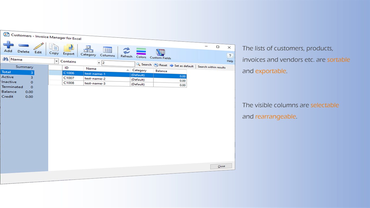 #2. Invoicing Manager (Windows) Podle: Uniform Software LTD