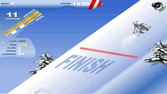 Penguin Snowboard screenshot 4