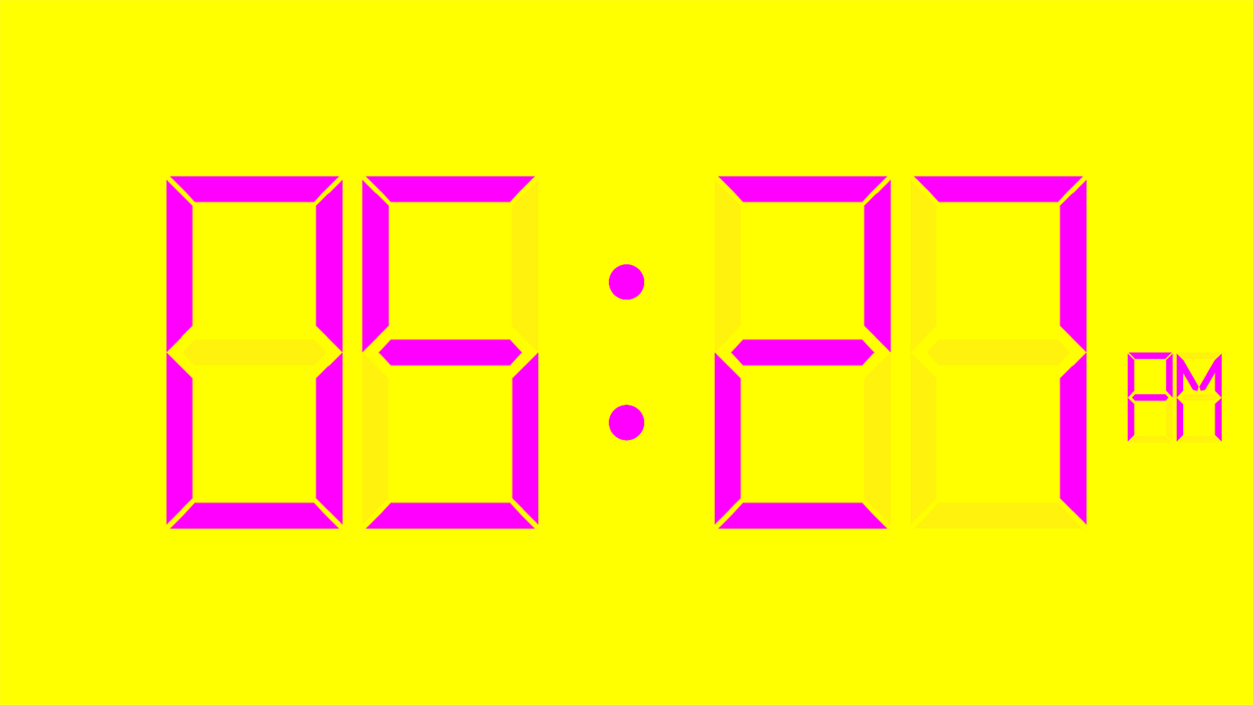 #6. Digital Wall Clock (Windows) Göre: woomar