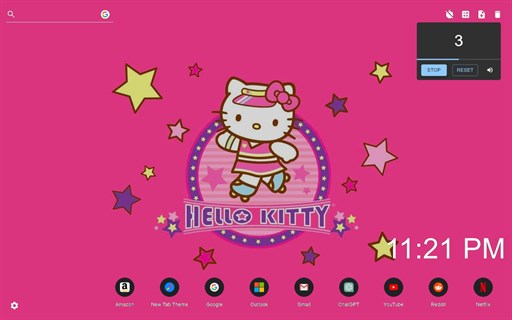 Hello Kitty Wallpaper New Tab - Cute Customization