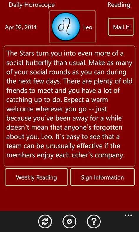 Daily Horoscope Screenshots 2