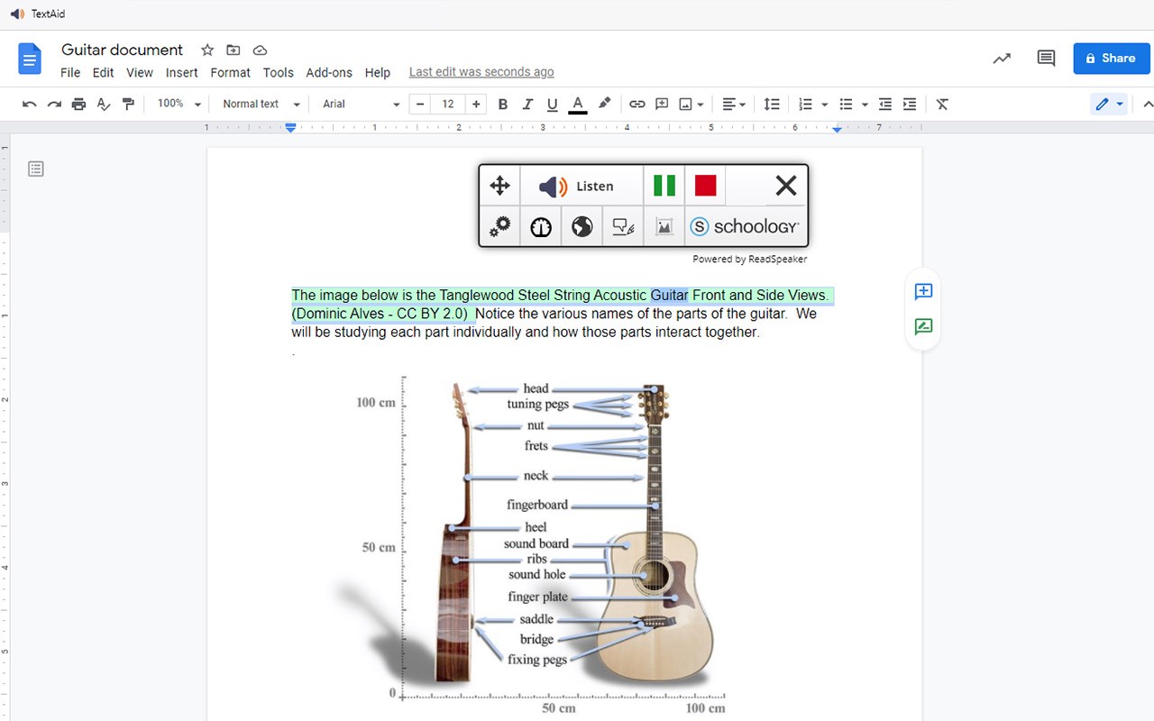 ReadSpeaker® for Schoology